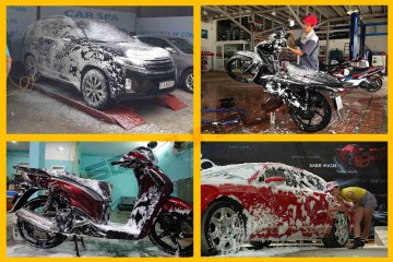 Mách mẹo cách rửa xe máy nhanh nhất, sạch nhất và chuyên nghiệp nhất
