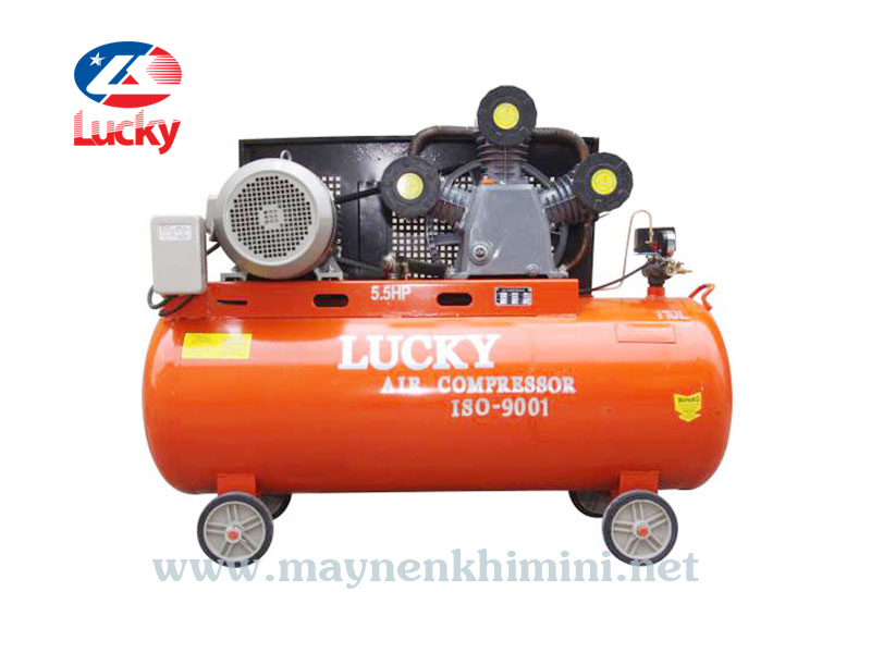 Máy nén khí công nghiệp Lucky 170 lít 5.5HP