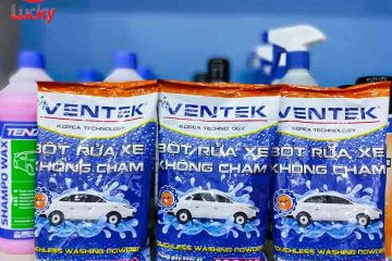 Tìm hiểu về bột rửa xe không chạm Ventek